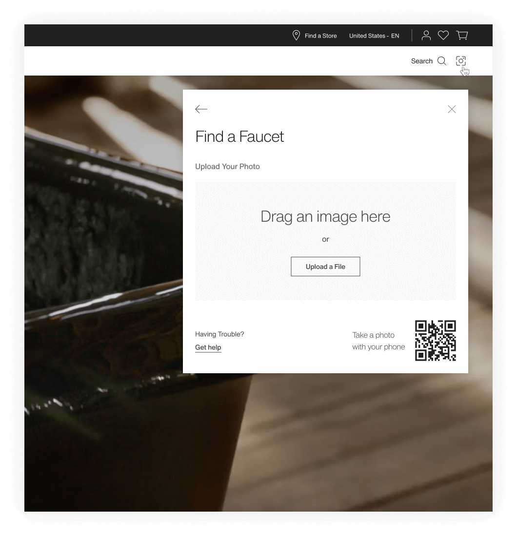 Visual Search – Upload Image 3